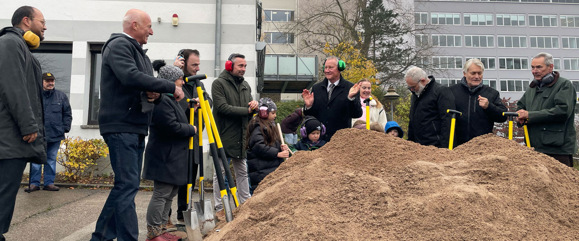 Spatenstich – Es geht los